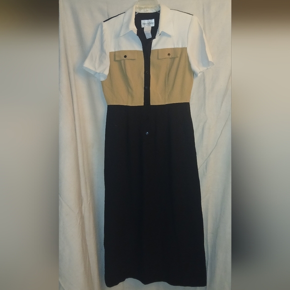 Vintage Danny & Nicole Buttoned Maxi Dress - Picture 1 of 11